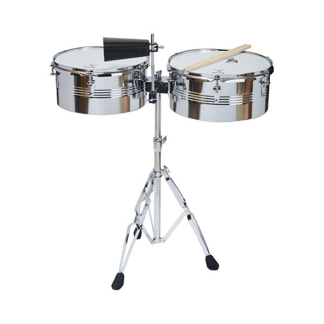 Timbal Ayson Plateado sobre fondo blanco
