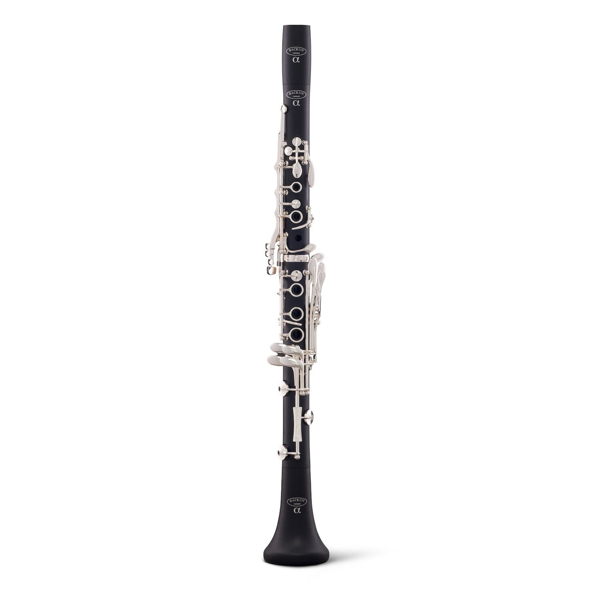 Clarinete Backun BCLBALPHA-SKE completo vista frontal