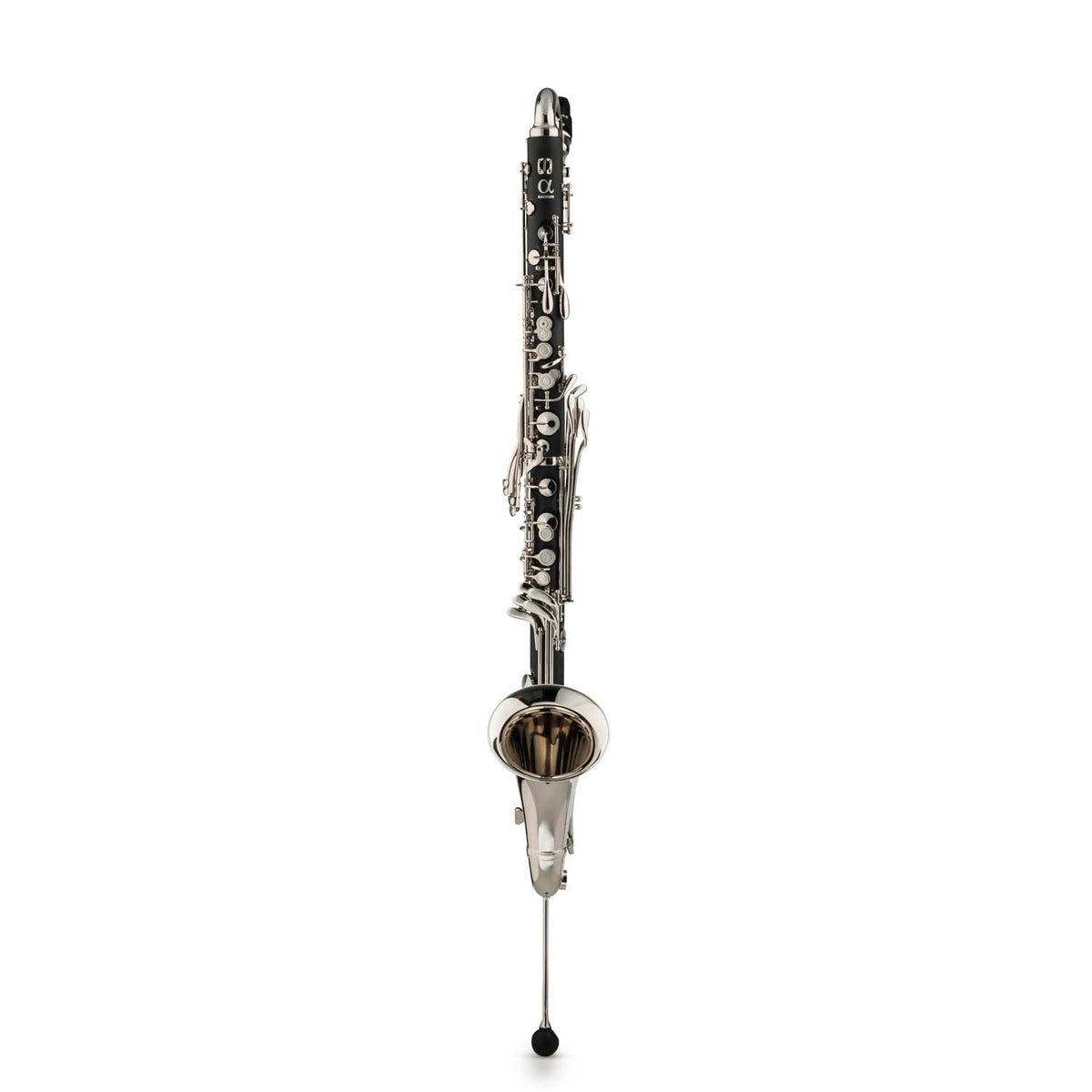 Clarinete bajo Backun Alpha vista frontal completa