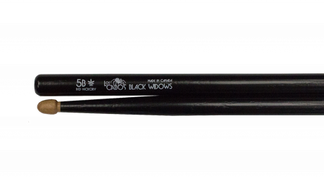 Baquetas Los Cabos 5B Black Widows Red Hickory