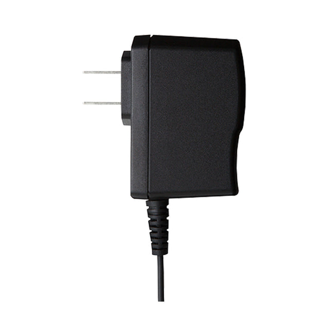Adaptador de corriente BOSS PSA-120S, vista lateral sobre fondo blanco