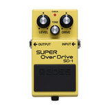 Pedal BOSS SD-1 Super OverDrive amarillo, vista superior