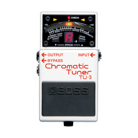 Pedal afinador cromático BOSS TU-3, vista superior