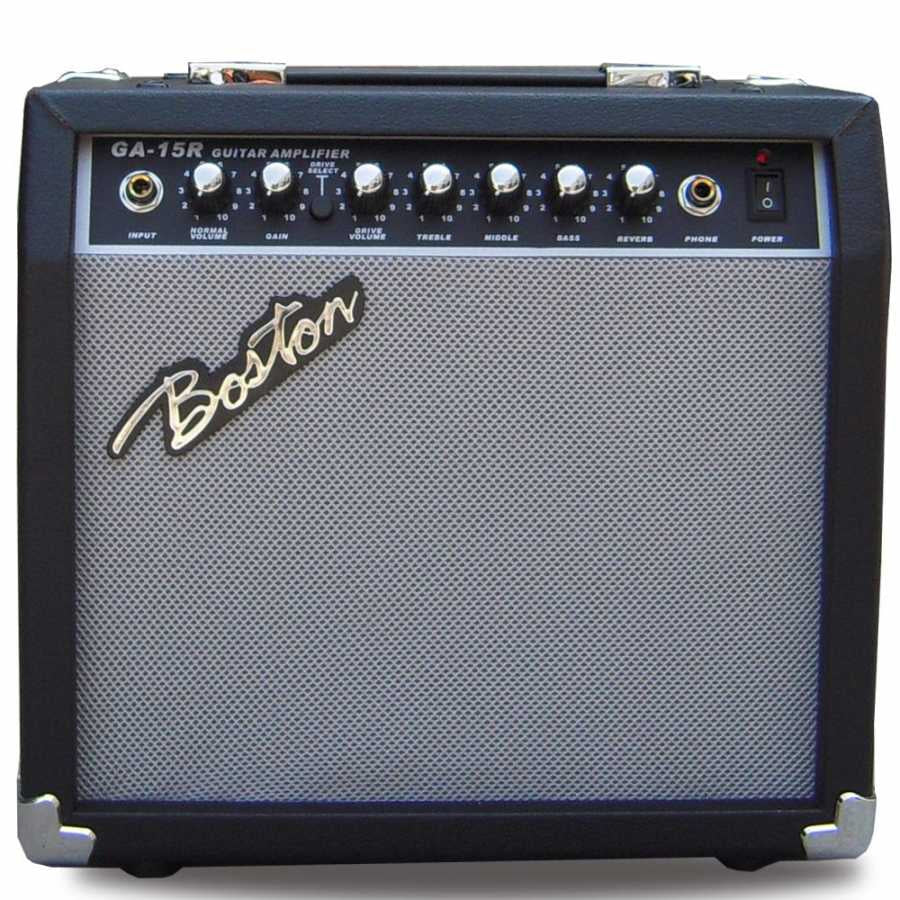 Amplificador para guitarra Boston GA15R — vista frontal