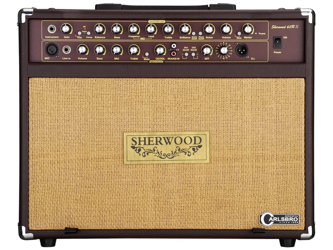 Amplificador acústico Carlsbro Sherwood 60 vista frontal completa