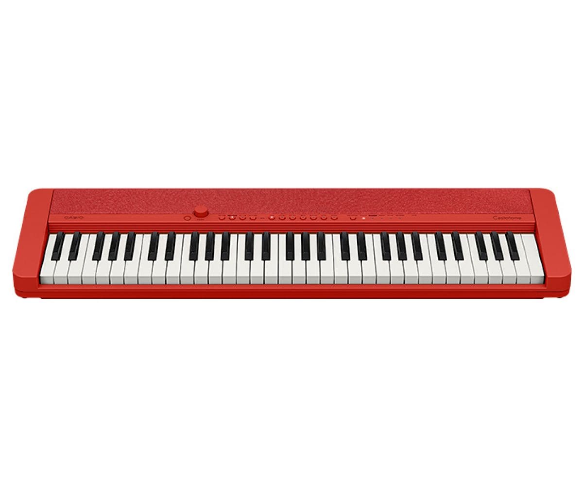Teclado Casio CT-S1 rojo, vista principal oficial