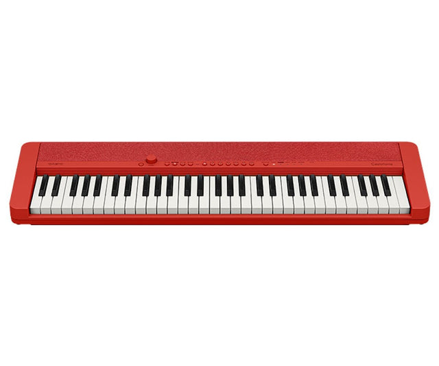 Teclado Casio CT-S1 rojo, vista principal oficial