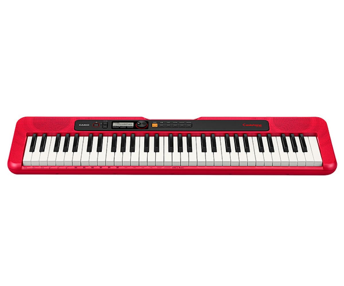 Teclado Casio CT-S200 rojo, vista principal oficial