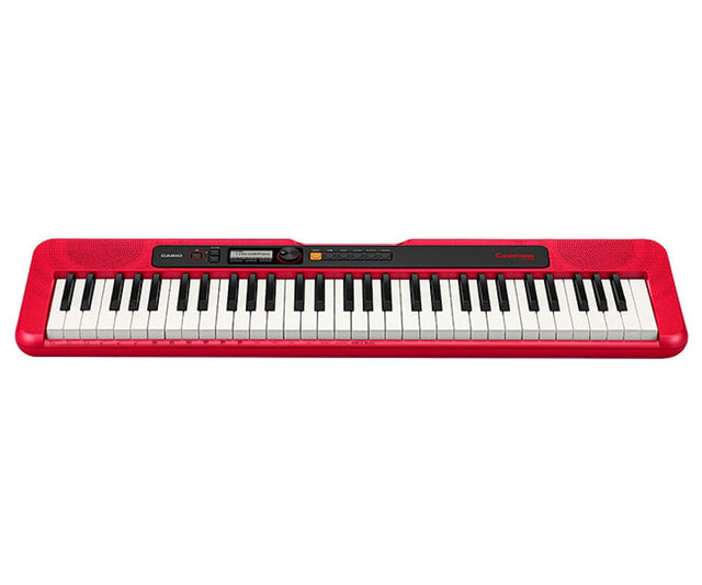 Teclado Casio CT-S200 rojo, vista principal oficial
