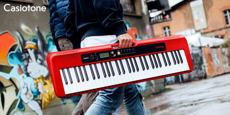 Teclado Casio CT-S200 rojo, vista adicional oficial
