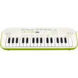 Miniteclado Casio SA-50H2 blanco y verde lima, vista principal oficial