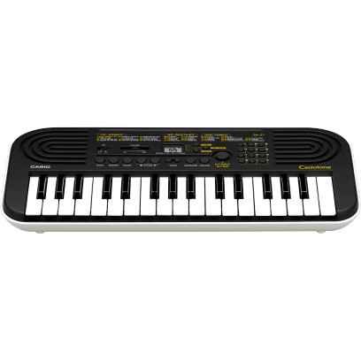 Miniteclado Casio SA-51 negro, vista principal oficial