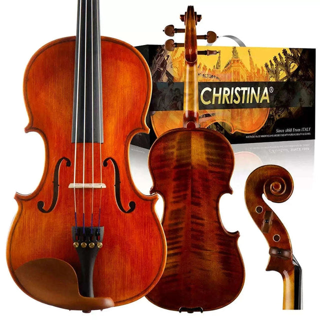 Violín Christina Italy V-05 4/4 vistas frontal y posterior