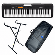 Combo Teclado Organeta Casio CTS100 con Base X y Estuche Lona