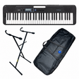 Combo Teclado Organeta Casio CTS300 con Base X y Estuche Lona