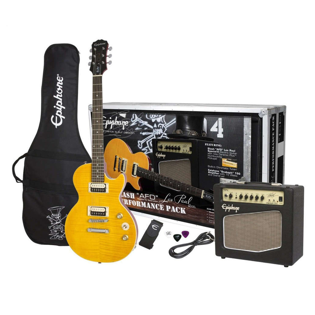 Combo Guitarra Epiphone Slash Les Paul