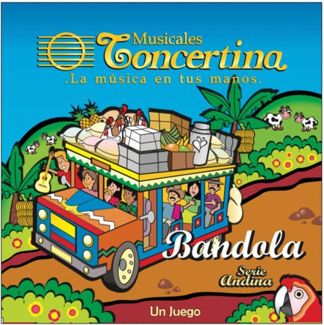 Encordado Concertina para bandola, empaque oficial