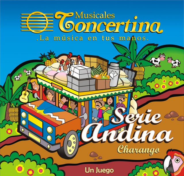 Encordado Concertina Serie Andina para charango, empaque oficial