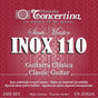Encordado Concertina INOX 110 para guitarra clásica, empaque oficial
