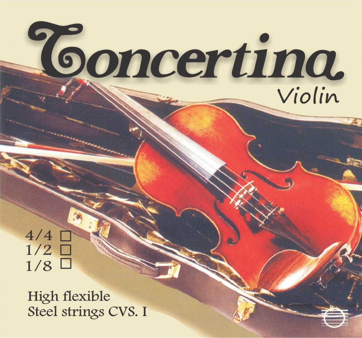 Encordado Concertina para violín, empaque oficial