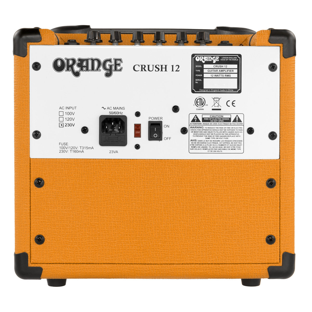 AMPLIFICADOR GUITARRA ORANGE CRUSH 12, imagen 3