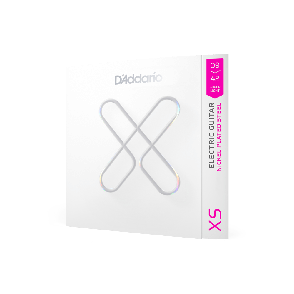 Encordado Daddario XSE0942 XS Nickel Super Light 09-42, empaque oficial