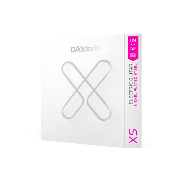 Encordado Daddario XSE0942 XS Nickel Super Light 09-42, empaque oficial