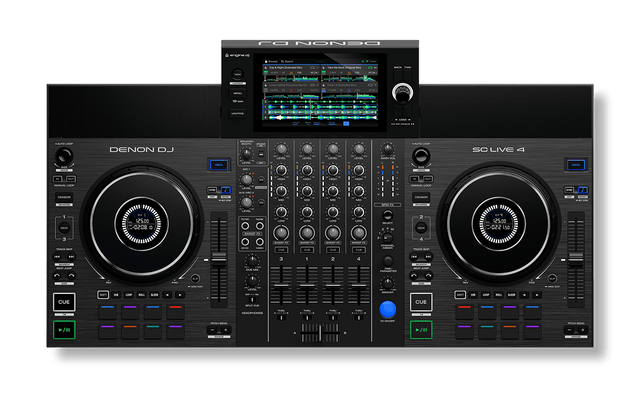 Controlador Denon DJ SC LIVE 4, vista superior