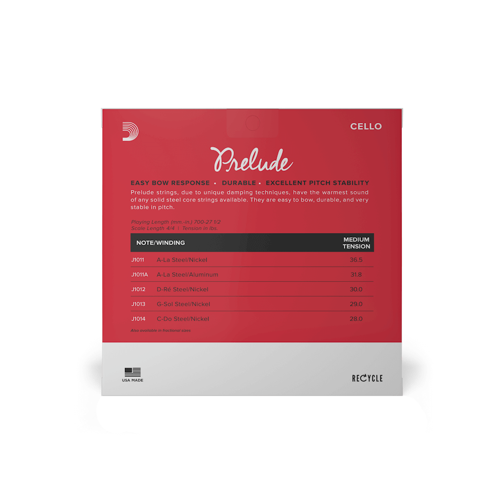 Encordado D’Addario J1010 4/4M, imagen oficial adicional 2