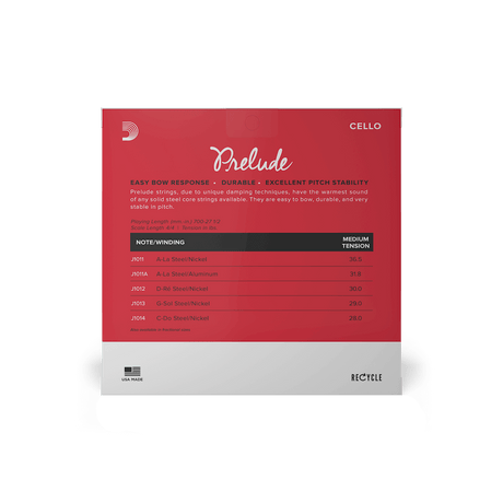 Encordado D’Addario J1010 4/4M, imagen oficial adicional 2