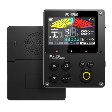 Metrónomo recargable Donner DBM-100 negro