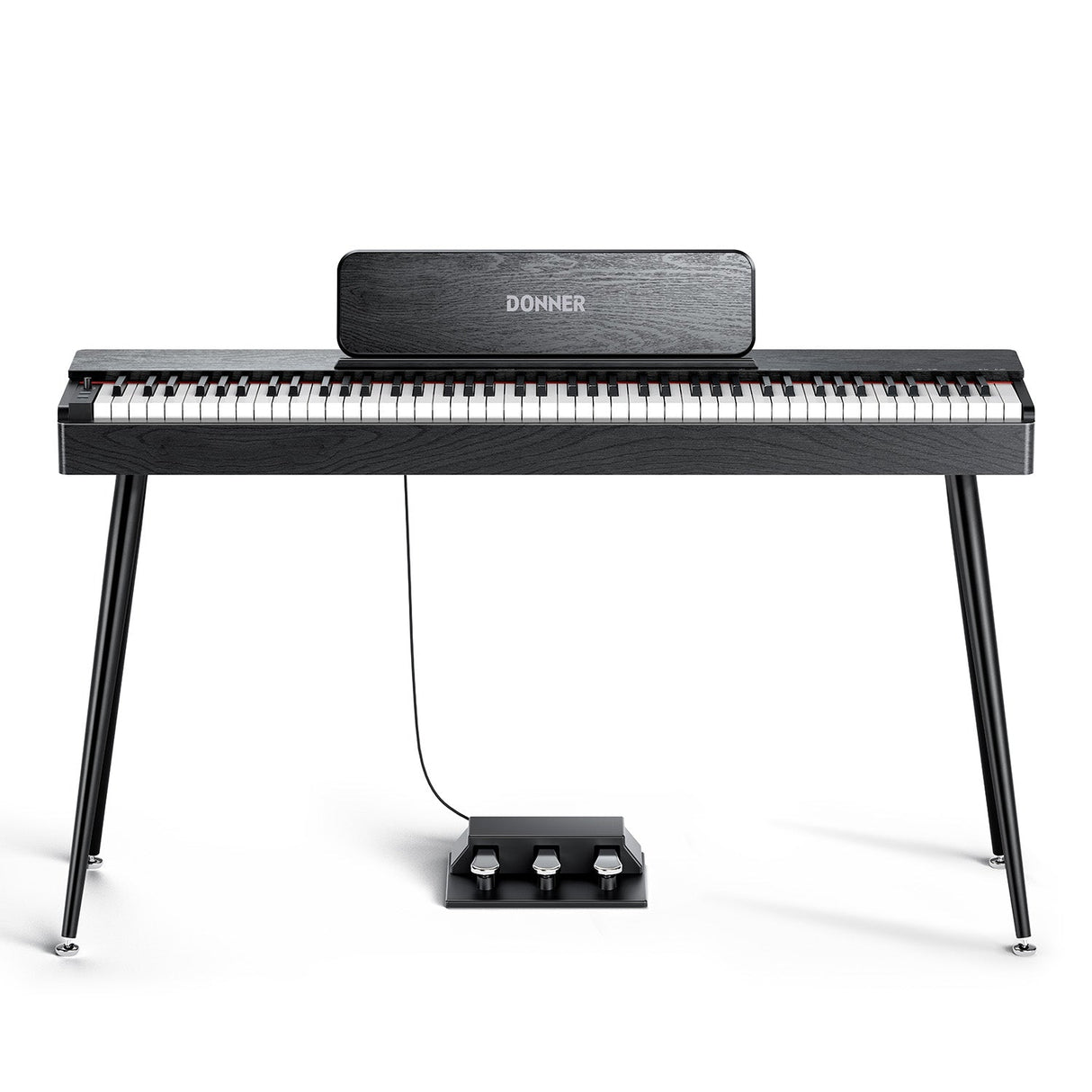 Piano digital Donner OURA S100 negro de 88 teclas