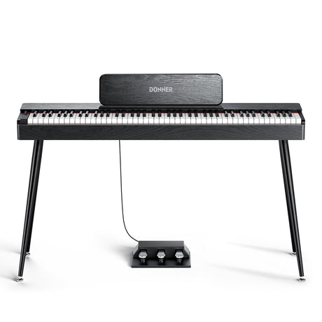 Piano digital Donner OURA S100 negro de 88 teclas