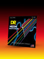 Encordado DR HI-DEF NEON NMCE-10 multicolor para guitarra eléctrica