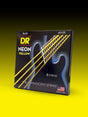 Encordado DR HI-DEF NEON NYB5-45 amarillo para bajo de 5 cuerdas