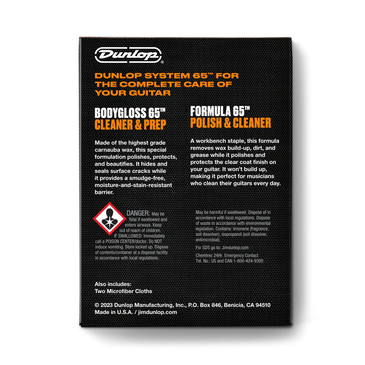 Kit de pulido Dunlop System 65 6501, empaque posterior