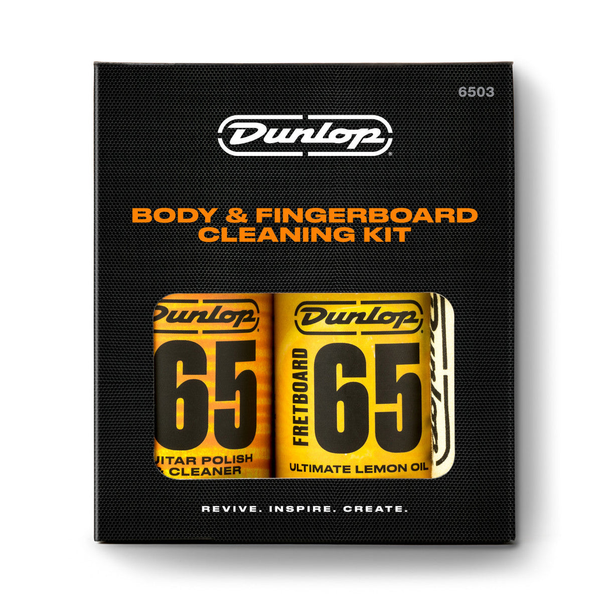 Kit de limpieza para cuerpo y diapasón Dunlop System 65 6503, empaque frontal