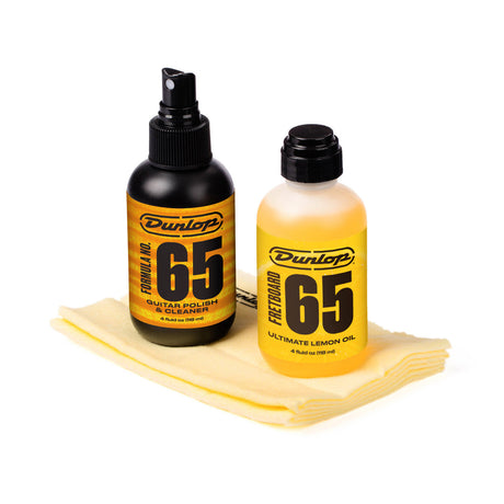 Kit de limpieza para cuerpo y diapasón Dunlop System 65 6503, contenido completo