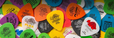 Familia de púas Dunlop Tortex, imagen oficial