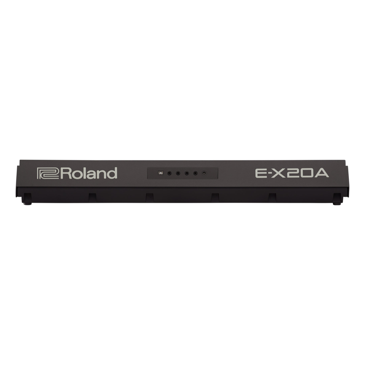 Roland E-X20A visto desde la parte posterior