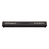 Roland E-X20A visto desde la parte posterior