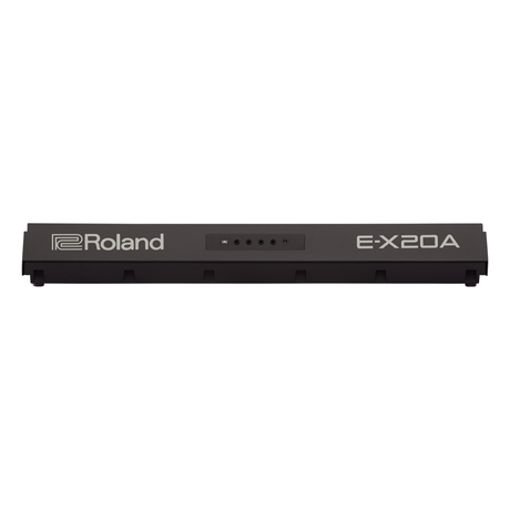 Roland E-X20A visto desde la parte posterior