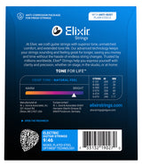 Empaque posterior de cuerdas Elixir 19027, calibres y especificaciones oficiales 09-46