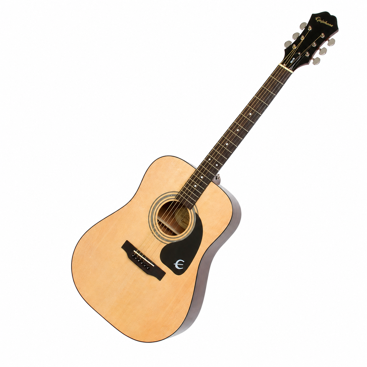Epiphone Songmaker DR-100 Natural, guitarra completa en vista diagonal