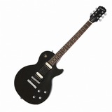 Epiphone Les Paul Studio E1 Ebony, guitarra completa en vista diagonal