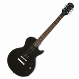 Epiphone Les Paul Player Pack Ebony, guitarra completa en vista diagonal