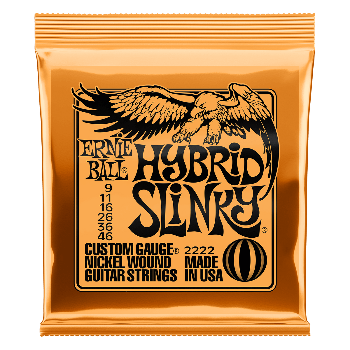 ENCORDADO ERNIE BALL 2222 - vista frontal