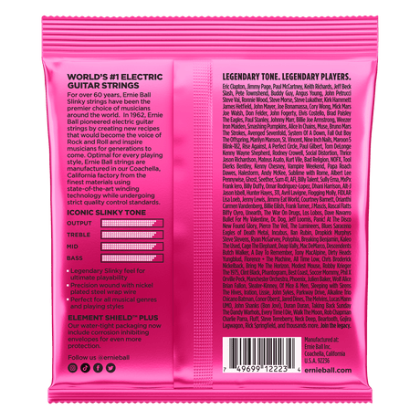 ENCORDADO ERNIE BALL 2223 - vista posterior