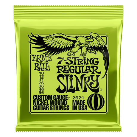 ENCORDADO ERNIE BALL 2621 (7 CUERDAS 0.10) - vista frontal