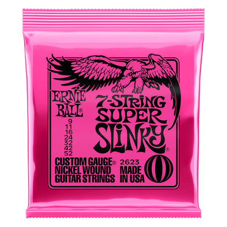 ENCORDADO ERNIE BALL 2623 (7 CUERDAS 0.09) - vista frontal